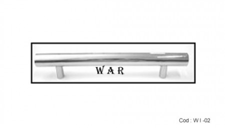 Puxador em aço inox